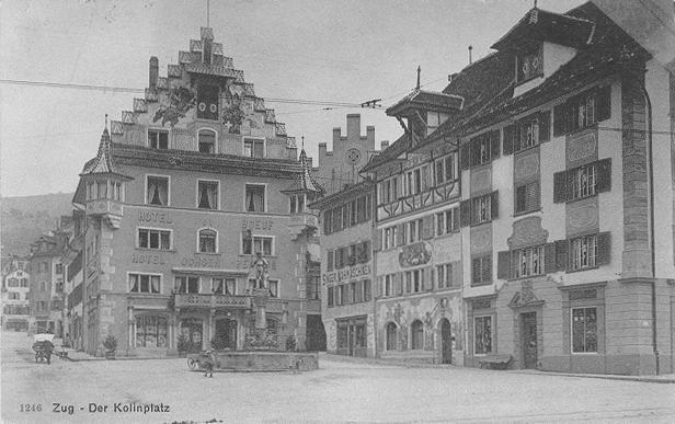 Sklep żelazny Bossard w Zug w 1831 roku