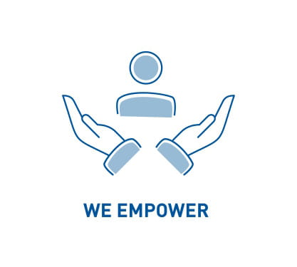 We empower