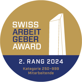 Bossard auf 2. Platz beim Swiss Arbeitgeber Award 2024