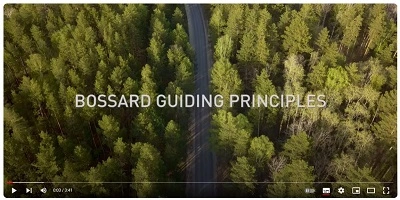 Bossard Guiding Principles video screen