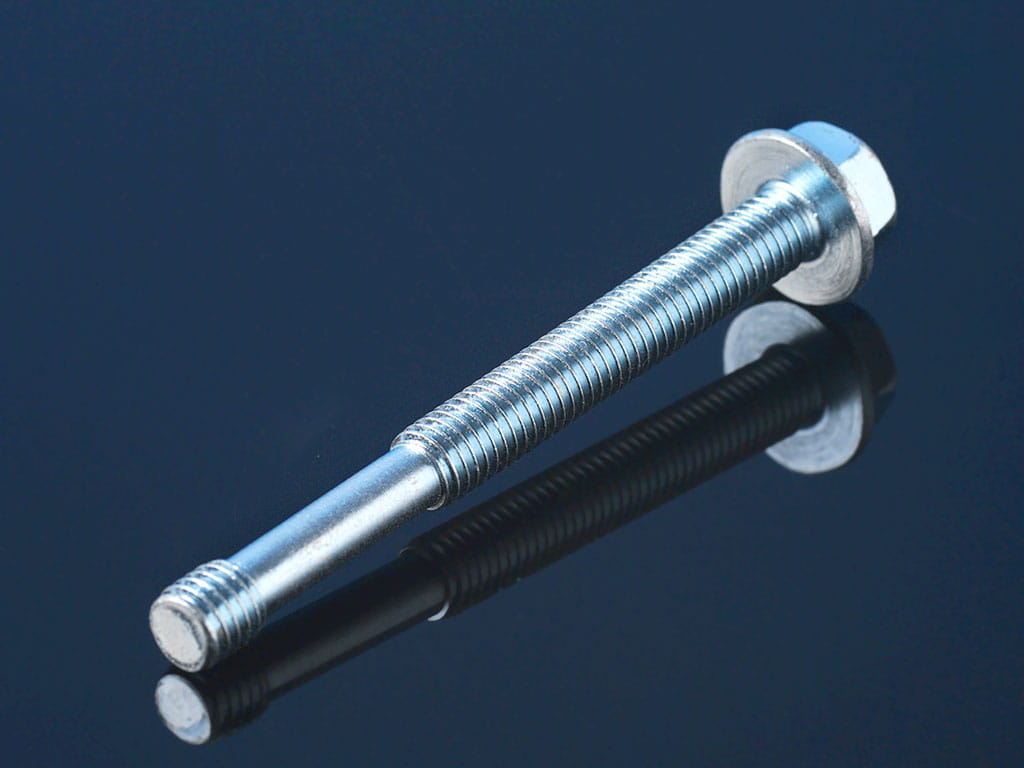 Thin shank bolt M 8 x 80 mm, 8.8 grade steel