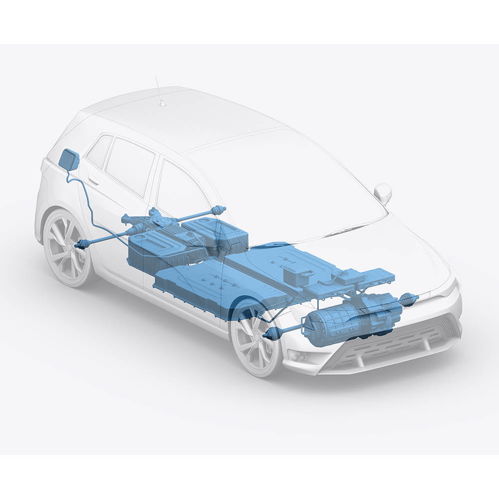 Electric Vehicle Powertrain, Inverter, Battery 新能源/电动汽车动力系统、逆变器紧固件，包括挡圈、配合垫圈、自攻锁紧螺钉等