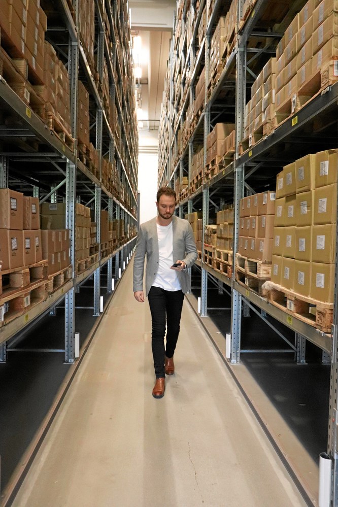 Digitalt rykind på lageret