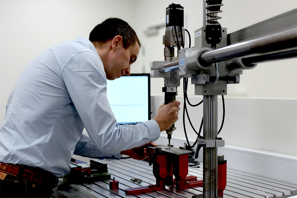 Bossard Denmarks testcenter iskueningstest