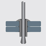 Multi speed rivet
