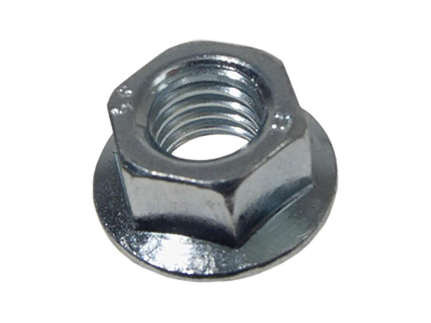 BN 30312 | Sekskantede flangemøtrikker med spærretænder