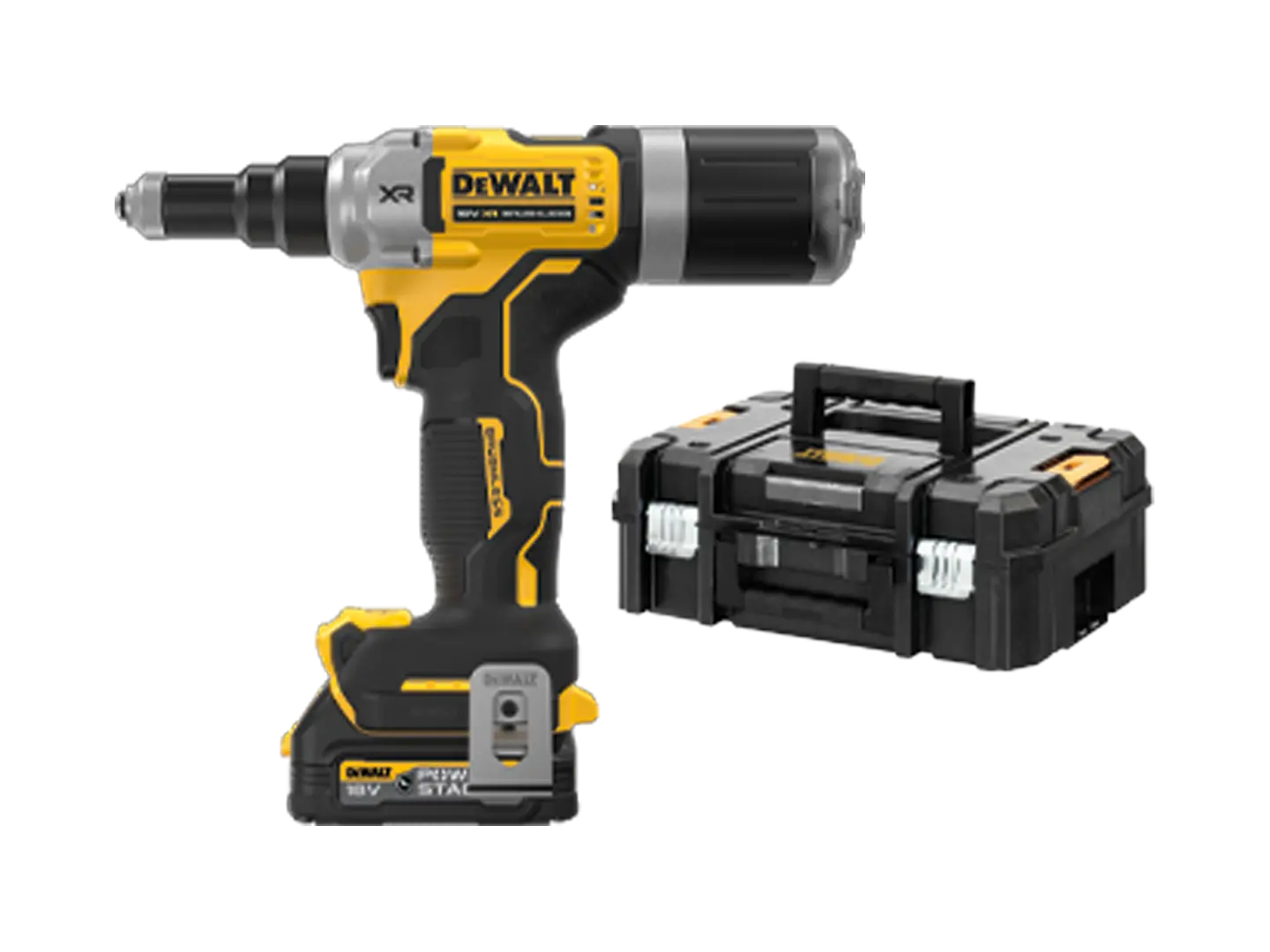 BN 53357 | Batteridrevet nitteværktøj i T STAK™-kitbox, fuldt udstyret