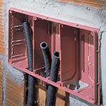 Elettrocanali wall and flush mounting distribution enclosure
