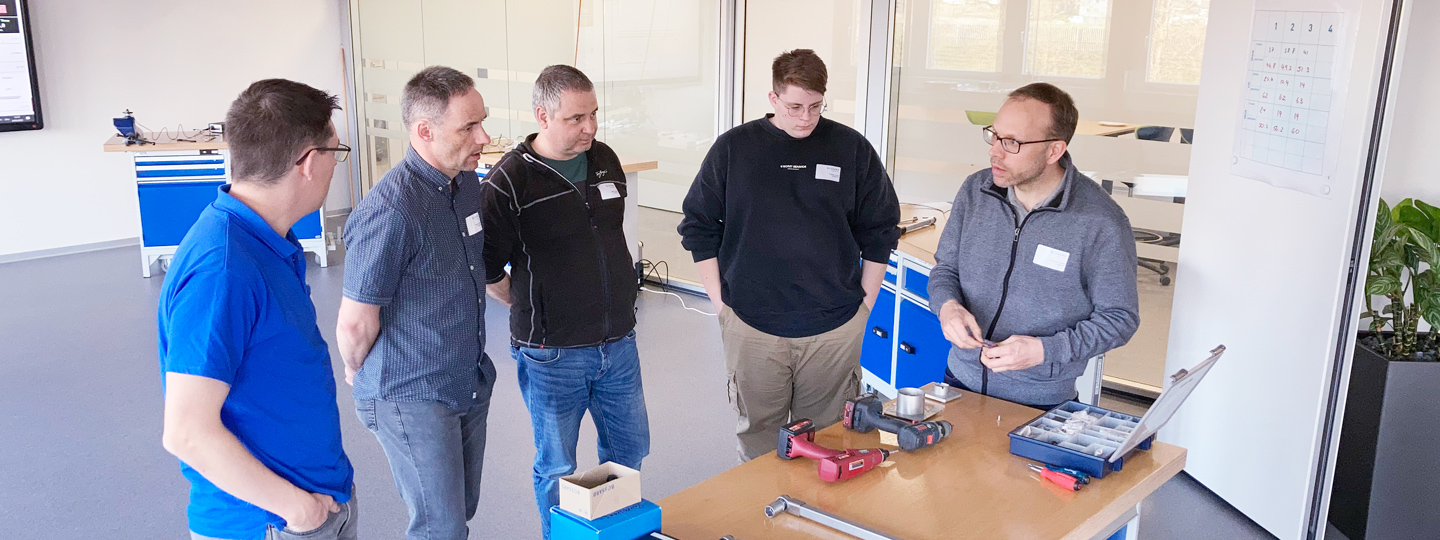 Verwo Schulung in der Bossard Academy