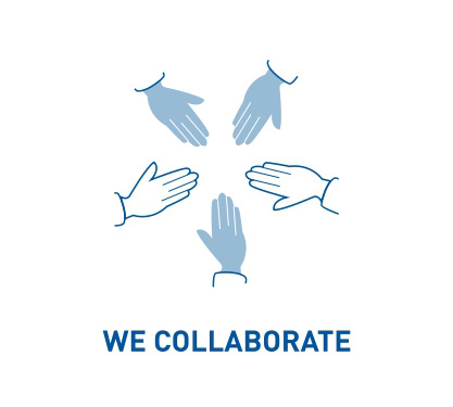 We collaborate